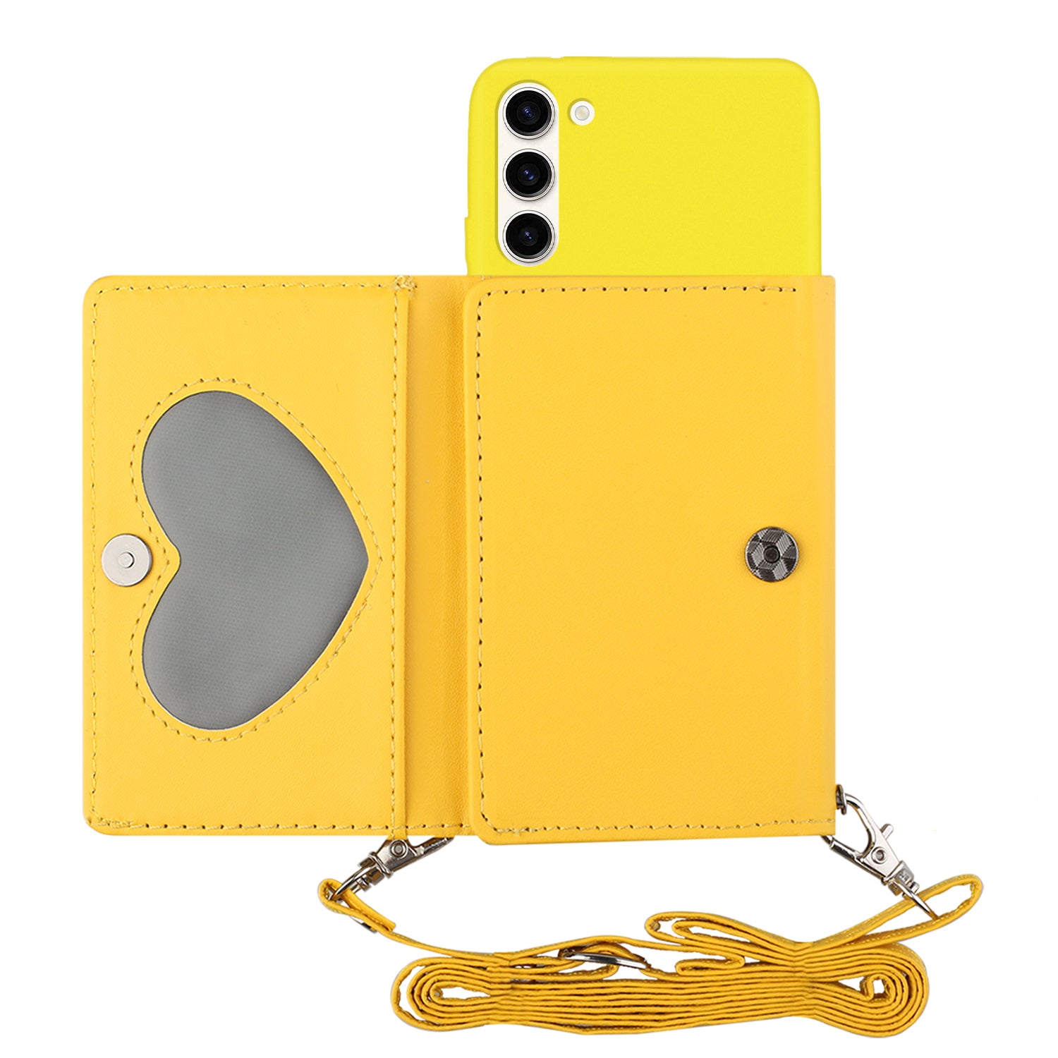 For Samsung Galaxy S23 Soft TPU Bottom Case PU Leather Wallet Stand Cover with Shoulder Strap For Samsung Galaxy S23 Soft TPU Bottom Case PU Leather Wallet Stand Cover with Shoulder Strap